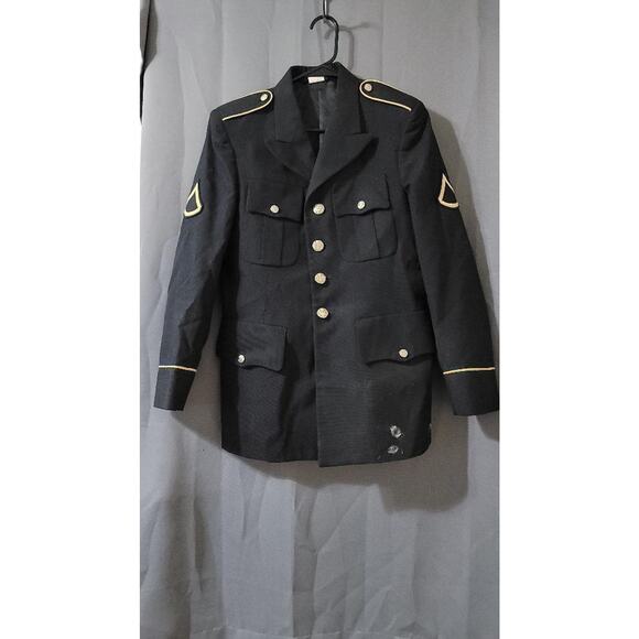 ASU Coat Mens Service Jacket Dress Army Blue 450 Size: (34/SC) #24n - Picture 1 of 3